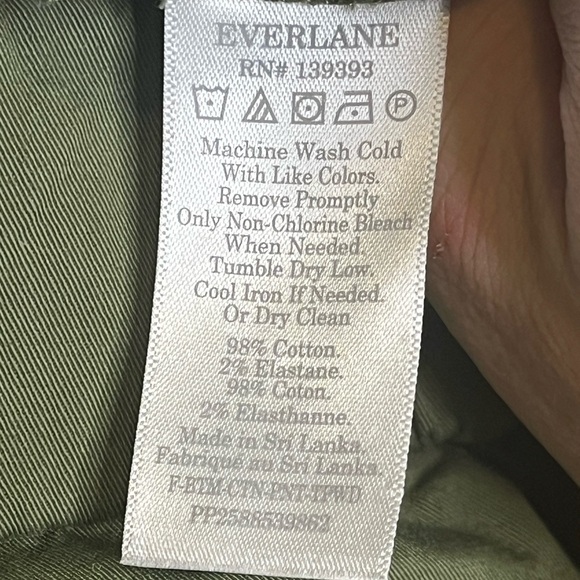 Everlane Women’s Size 16 (Waist 34) “The Easy Pant” in Kalamata (Green) - Picture 5 of 8
